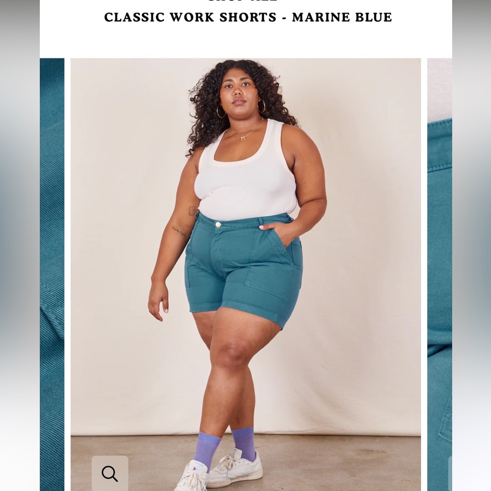 Big Bud Press 3XL blue work shorts